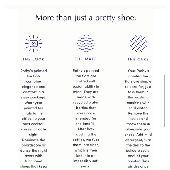 ROTHY’S THE POINT RETIRED Purple Port FLAT Size 7 - Picture 5 of 6